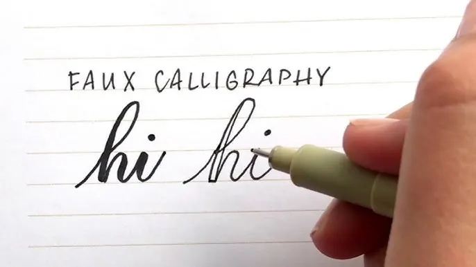 Six calligraphy styles shown side by side — Faux, Brush, Italic, Copperplate, Gothic, Uncial
