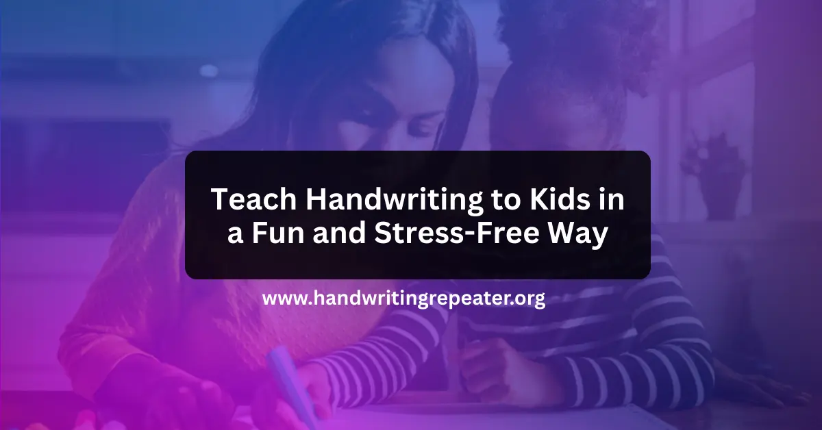 Improve Handwriting
